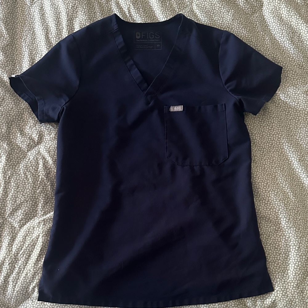 FIGS Catarina Top Navy XS